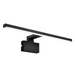Nordlux Marlee 50 Applique Murale Métal Noir 8.9W 800lm - 940 Blanc Froid | IP44 - Meilleur Rendu Des Couleurs