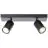 Brilliant Jello Plafonnier Métal Mat Noir 9W 690lm - 830 Blanc Chaud | Incl. 2x GU10