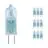 Lot 10x Osram 64427 Halostar Starlite 2000 GY6.35 20W 12V 928 | Blanc Très Chaud - Meilleur rendu des couleurs